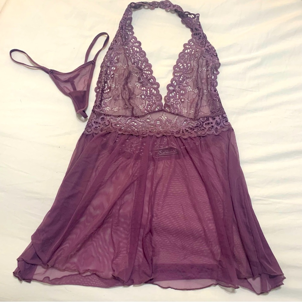 Priscilla McCall - Halter top / thong lingerie